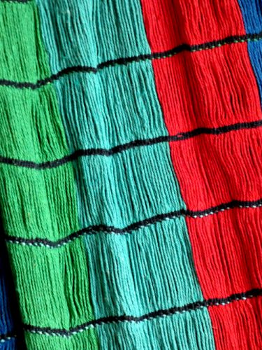 hamac mexicain artisanal en tissu