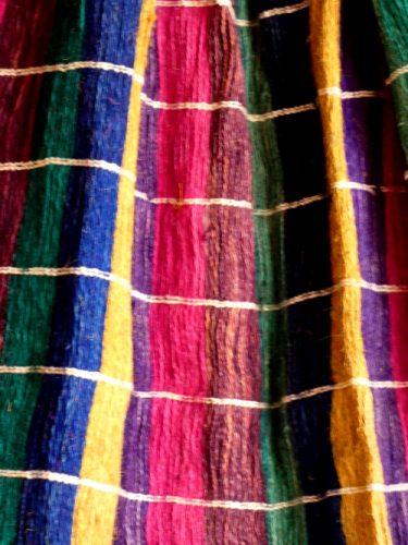 hamac mexicain artisanal en tissu