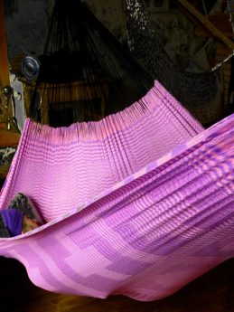 Hamac modèle unique en coton Mercerisé "Fuchsia"