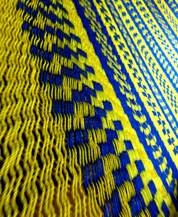 hamac mexicain artisanal en tissu