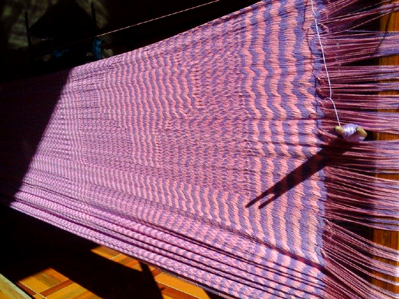 hamac mexicain artisanal en tissu