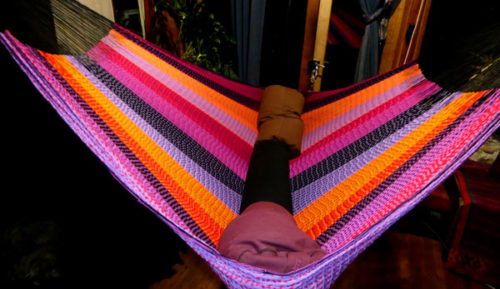 hamac mexicain en coton mercerisé