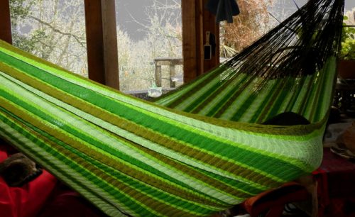 hamac mexicain en coton mercerisé