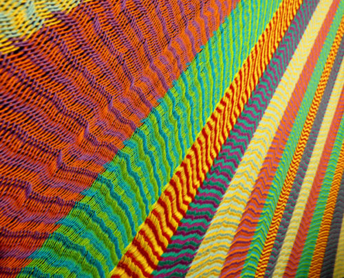 hamac mexicain artisanal en tissu