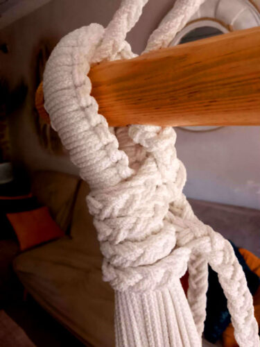 hamac mexicain artisanal en tissu