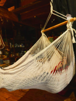 Hamac siège mexicain HSM coton naturel Écru