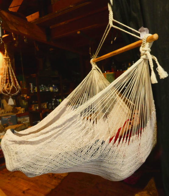 Hamac siège mexicain HSM coton naturel Écru