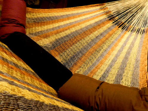 Hamac fibre de Sansevieria sauvage tissé main savoir faire ancestral