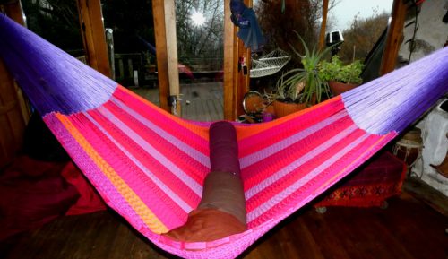 hamac luxe mexican coton mercrisé