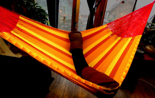 hamac mexicain en coton mercerisé
