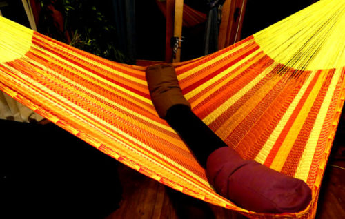 hamac mexicain en coton mercerisé