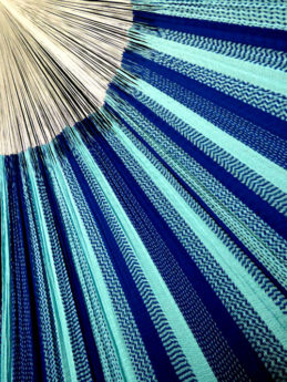 détail hamac mexicain en coton mercerisé