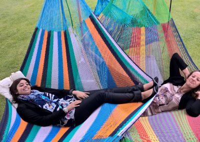 hamac mexicain artisanal en tissu