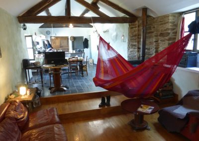 hamac mexicain artisanal en tissu