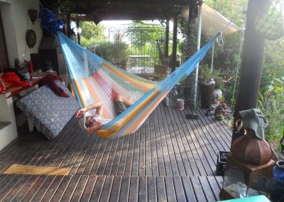 hamac mexicain artisanal en tissu