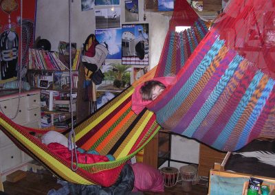 hamac mexicain artisanal en tissu