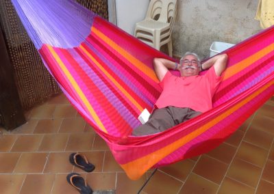 hamac mexicain artisanal en tissu