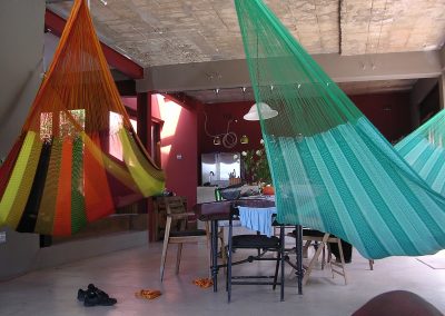 hamac mexicain artisanal en tissu