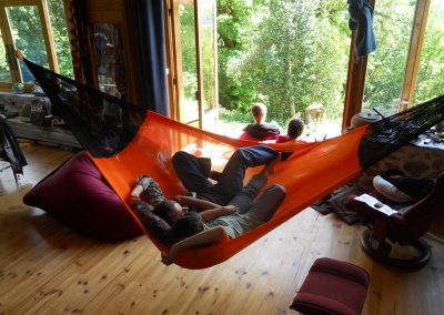 hamac mexicain artisanal en tissu