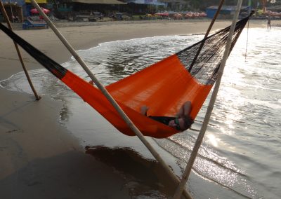 hamac mexicain artisanal en tissu