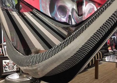 hamac mexicain artisanal en tissu