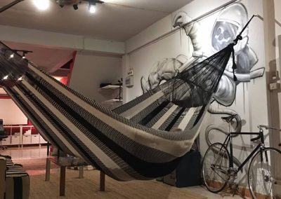 hamac mexicain artisanal en tissu