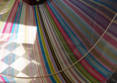 hamac mexicain artisanal en tissu