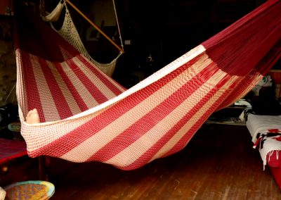 hamac mexicain artisanal en tissu