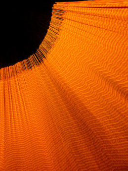 Hamac en coton Mercerisé 10C couleurs Café et Orangé