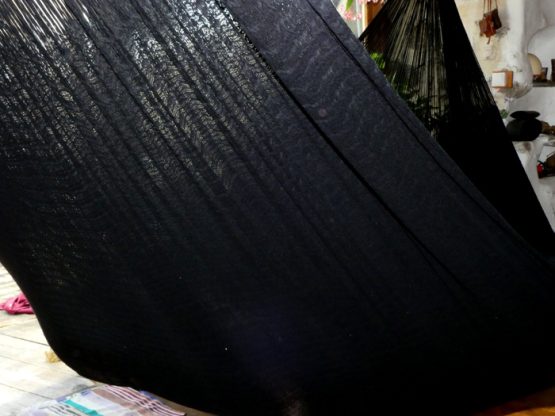 Hamac en coton Mercerisé 10C Full Black – Image 3