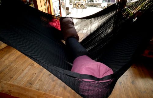 hamac mexicain artisanal en tissu