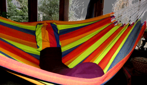 hamac mexicain artisanal en tissu