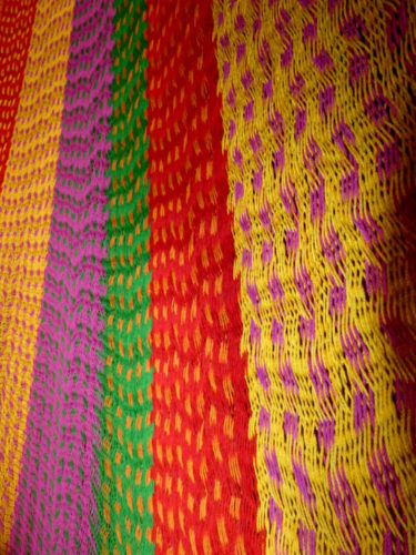 hamac mexicain artisanal en tissu