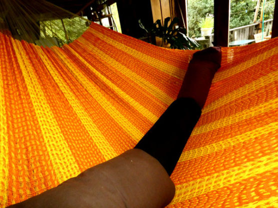 hamac filet coton mexicain traditionnel