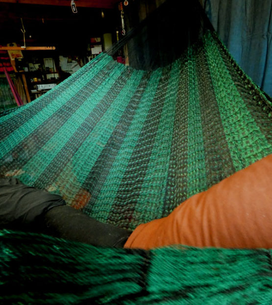 Hamac familial «synthétique»     Noir et Vert 8T240723 – Image 3