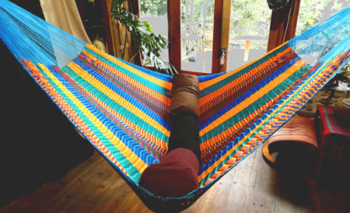 hamac mexicain traditionnel tissé main en fil de polypropylène