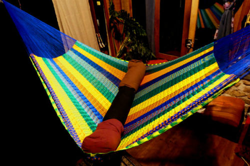 hamac mexicain traditionnel tissé main 