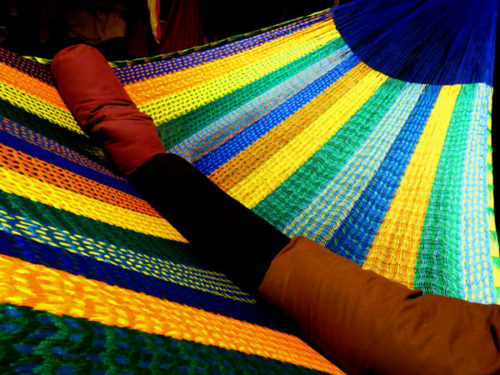 hamac mexicain traditionnel tissé main