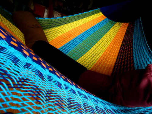 hamac en filet coton traditionnel Mexicain