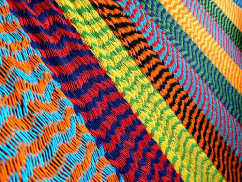 hamac mexicain artisanal en tissu