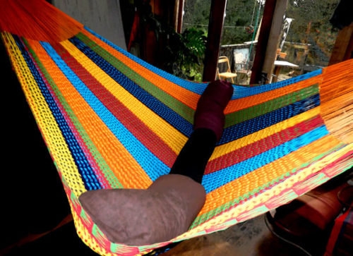 hamac familial filet coton traditionnel mexicain