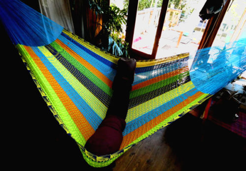 hamac matrimonial filet coton traditionnel mexicain