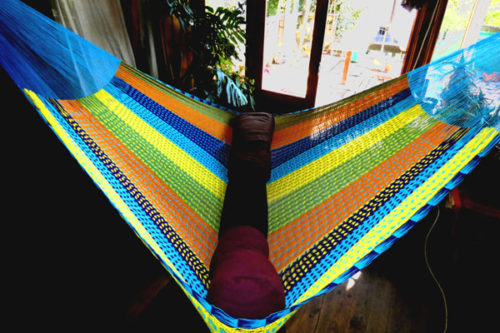 hamac matrimonial filet coton traditionnel mexicain