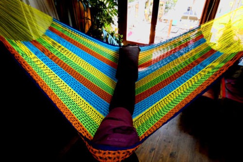 hamac matrimonial filet coton traditionnel mexicain