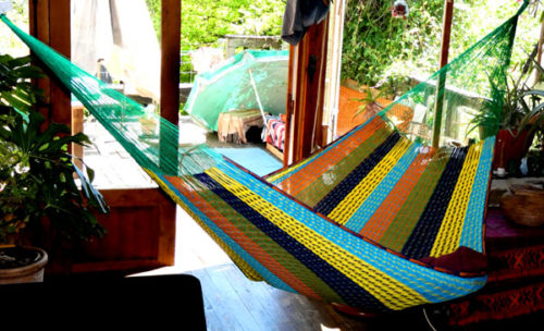 Hamac Mexicain filet coton matrimonial traditionnel
