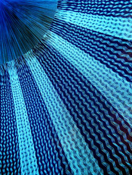 détail tissage hamac filet coton traditionnel mexicain