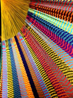 détail tissage hamac filet coton traditionnel mexicain
