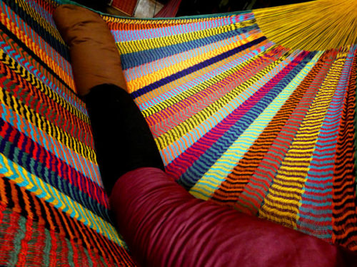 hamac familial filet coton traditionnel mexicain