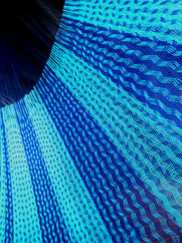 détail tissage hamac traditionnel coton mexicain