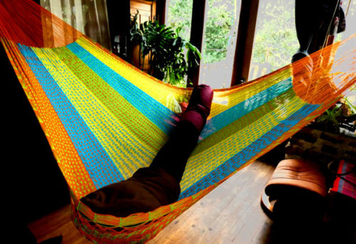 hamac double traditionnel coton mexicain